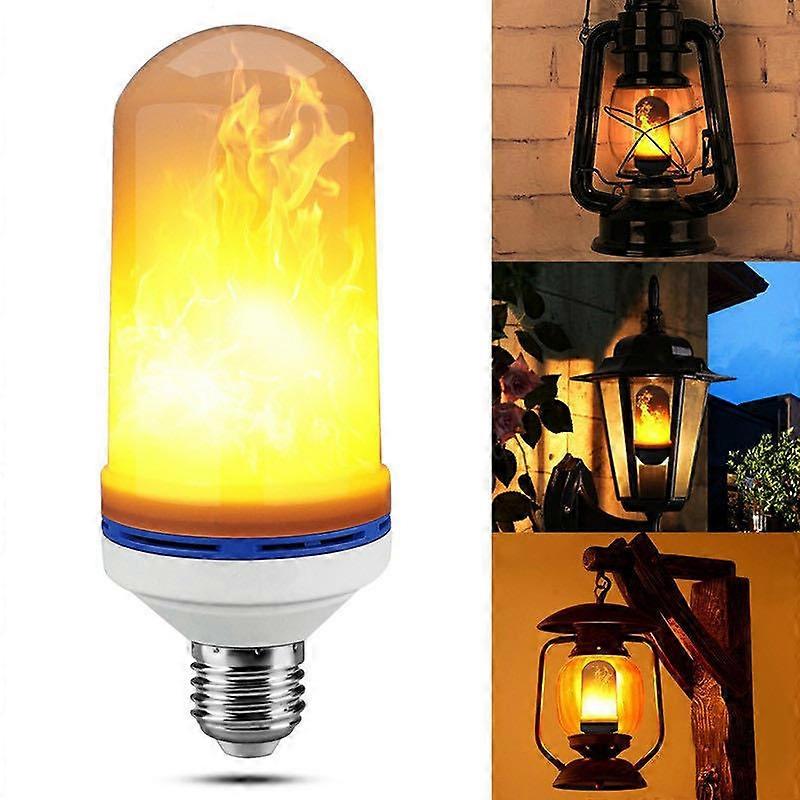 Flaming led lamp bulb 2-pack p