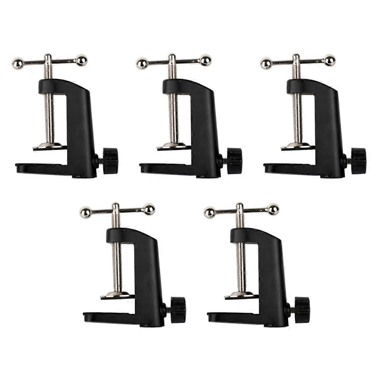 5X Heavy-Duty Metal Table Mounting Clamp for Microphone Suspension Boom Scissor Arm Stand Holder