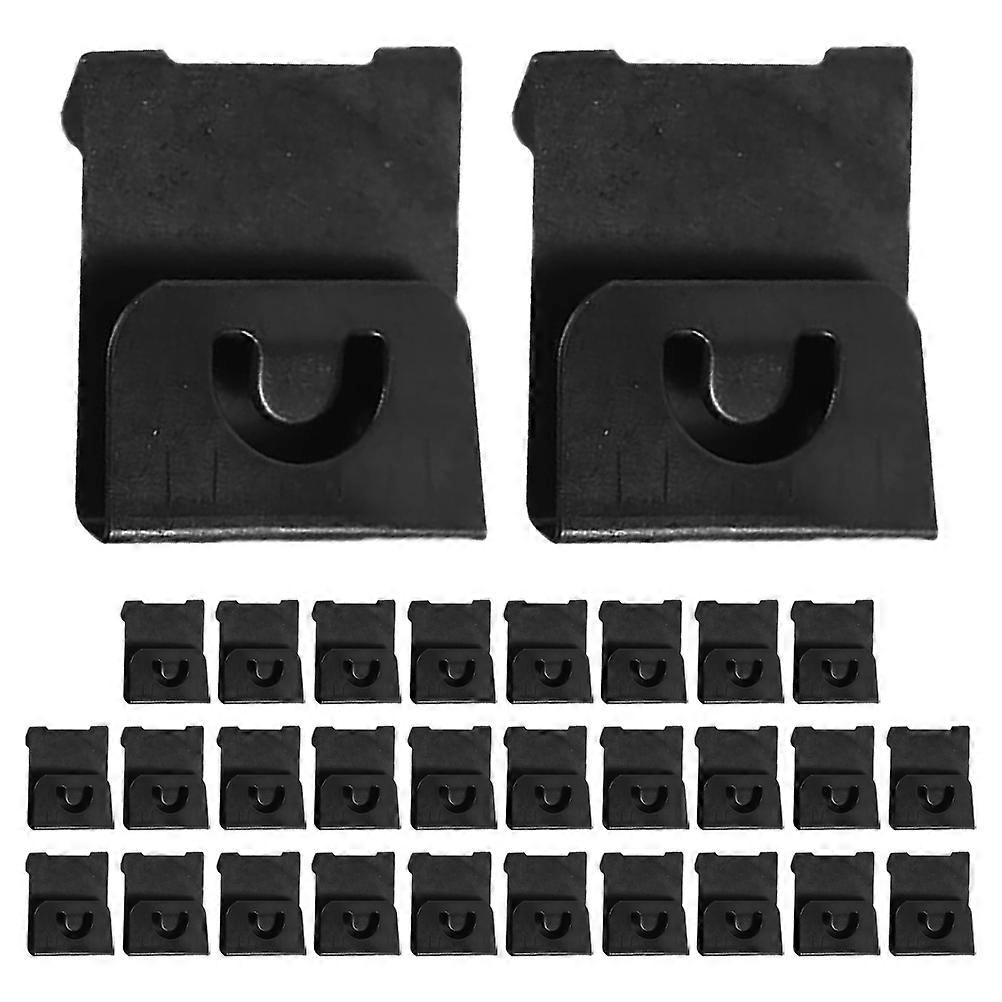 Metal Wall Mount Hooks Picture Frame Clips Iron Heavy Duty Non-Slip Coating Secure Hanging for Photo Frames Artwork 30Pcs