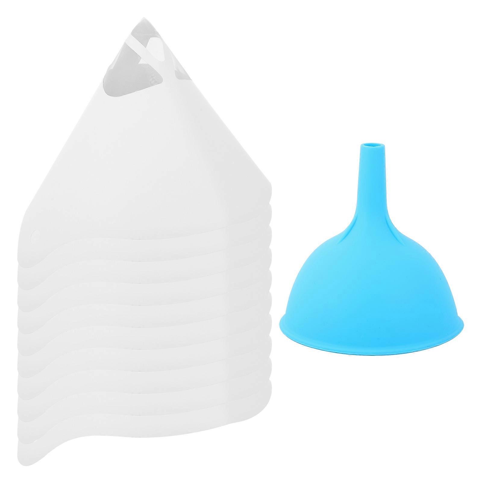 100Pcs Disposable Strainer Paper Funnel Designed For 3D Printing Applications In 9X9CM Size Cone Shape For Efficient Filtration