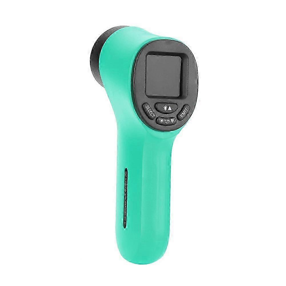 Tragbares berührungsloses digitales Infrarot-Thermometer Pyrometer Aquarium LCD-Laser-Außenthermometer Industriethermometer -50 ~ 550 C, Grün