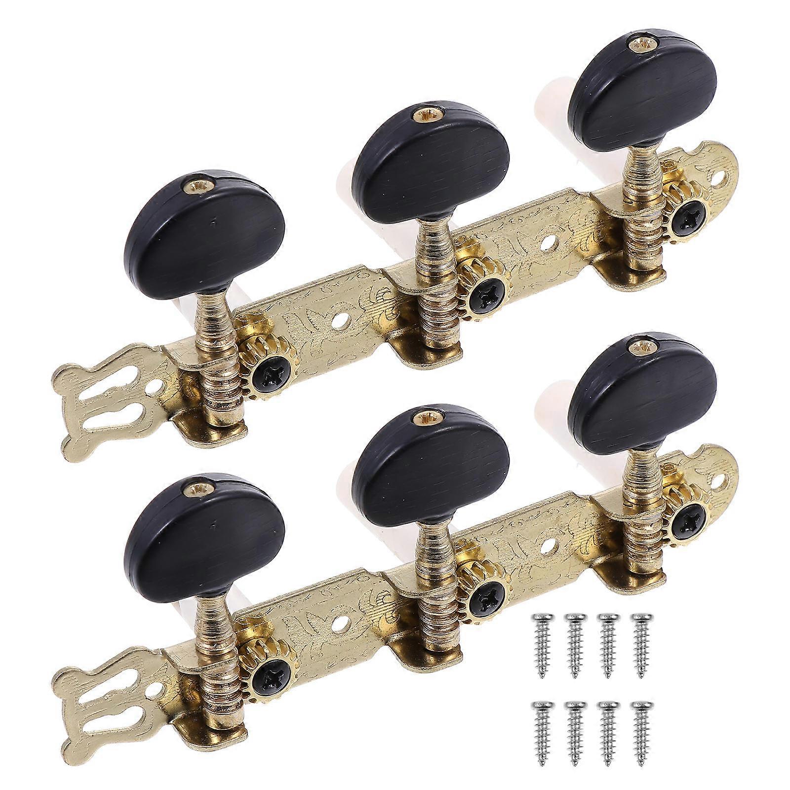 Tuners For Musical Instruments -Shaped Fully-Enclosed Acoustic Guitar Tunings And Tuners .3X4.2X4CM Guitar Tuning 2Pcs
