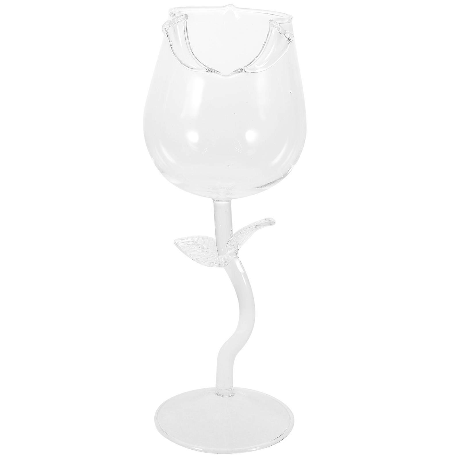 Stemmed Cups Red Wine Glass Tall and Long Stem Party Use 280ml 1Pcs