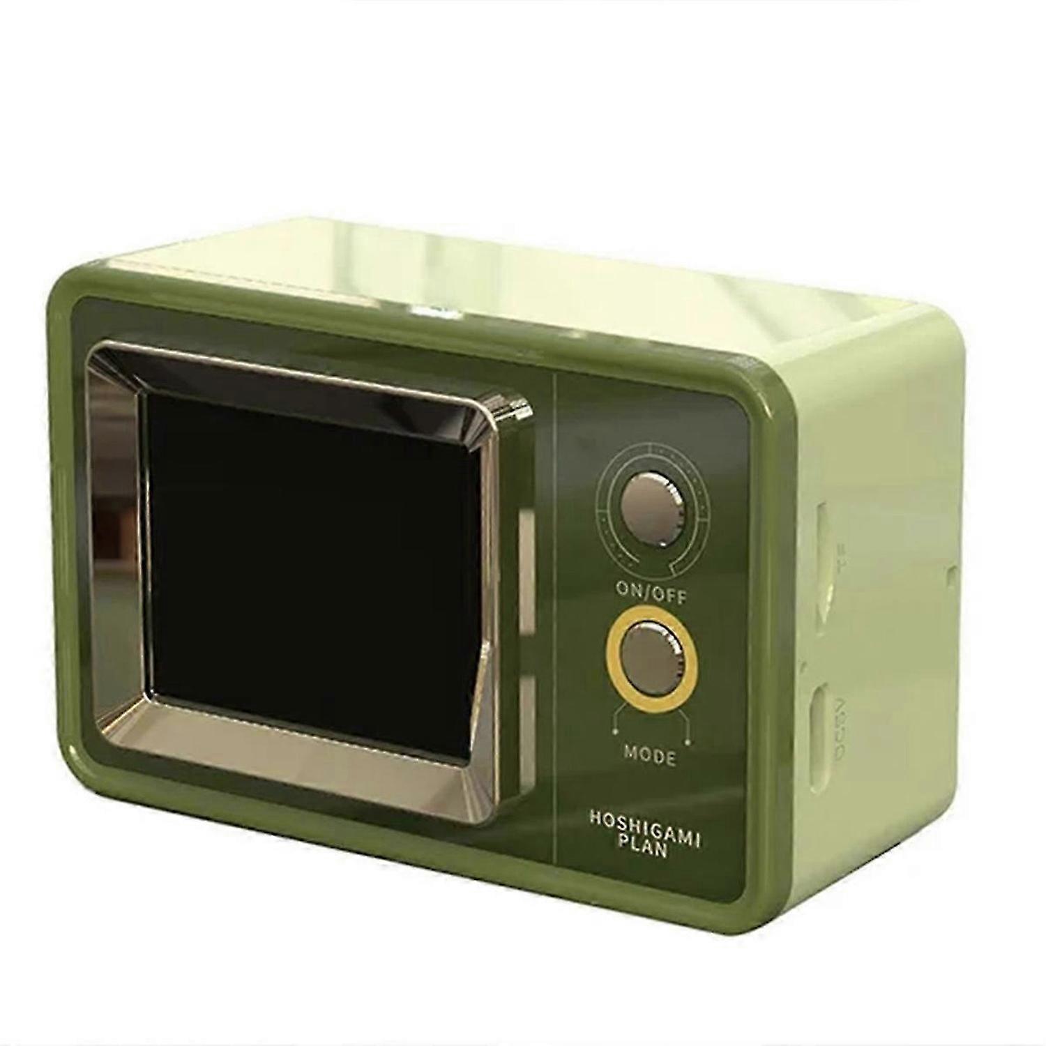 Retro Bluetooth Speaker Vintage Audio Sound System Wireless MP3 Music Player Support Lyrics Display