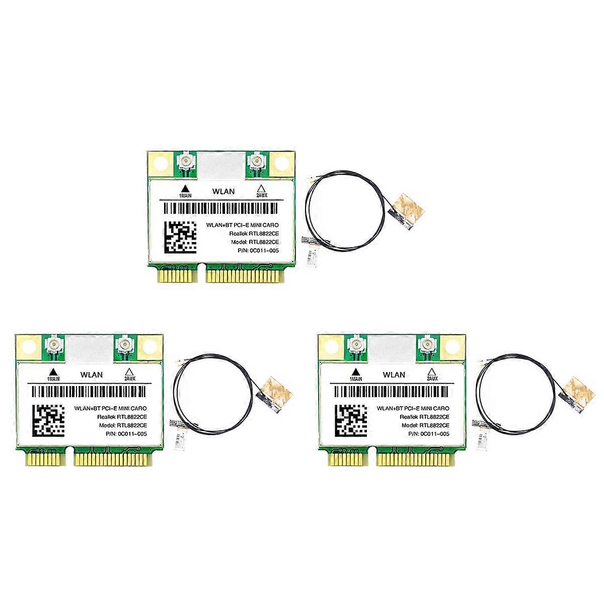 RTL8822CE WiFi Card+Antenna 1200Mbps 2.4G+5Ghz 802.11AC Network