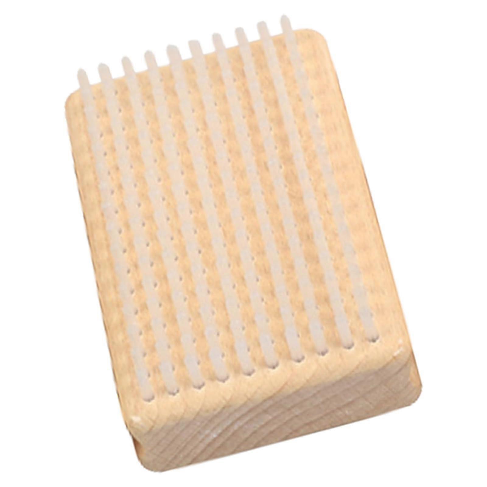 Ski Board Polishing Brushes For Ski And Snowboard Waxing And Snowboard Wax Tool With Enduring Wood Handle