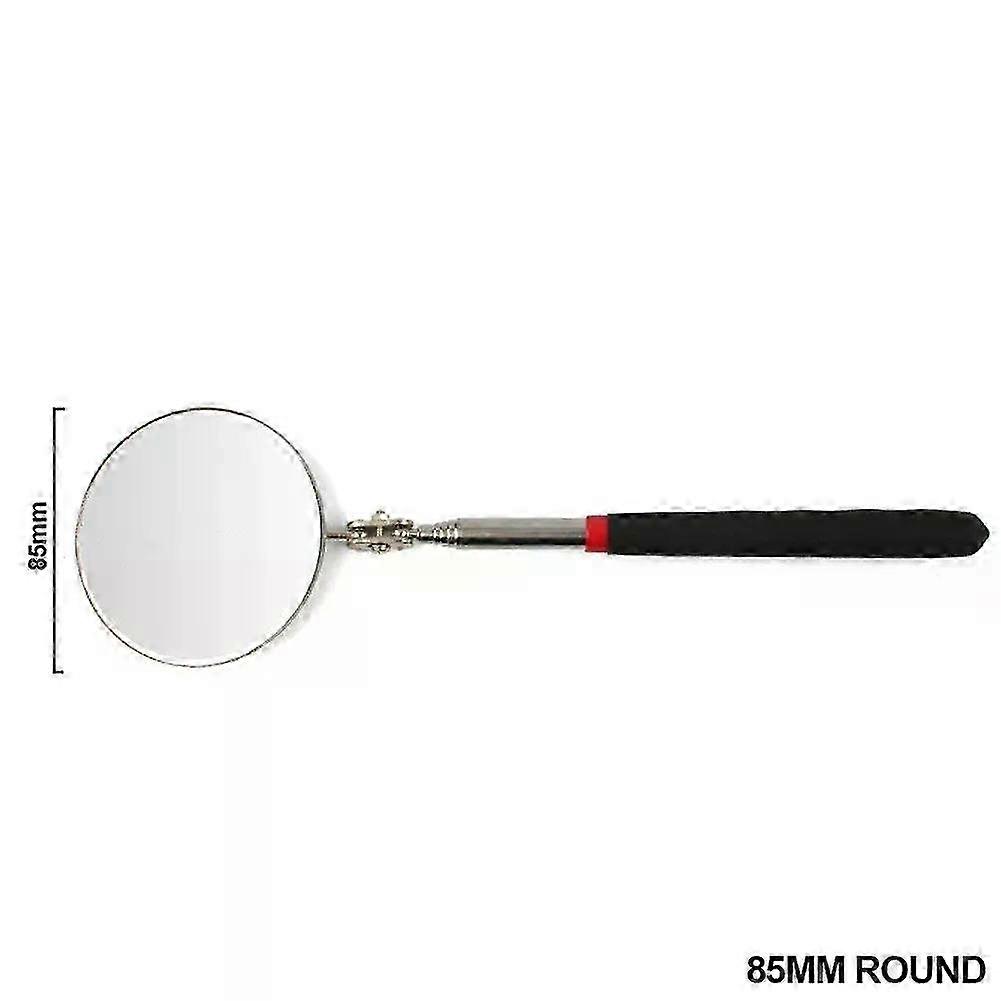 Portable Telescoping Flexible Head Inspection Mirror with LED Light Adjustable 360 Degree Swivel Viewing Tools