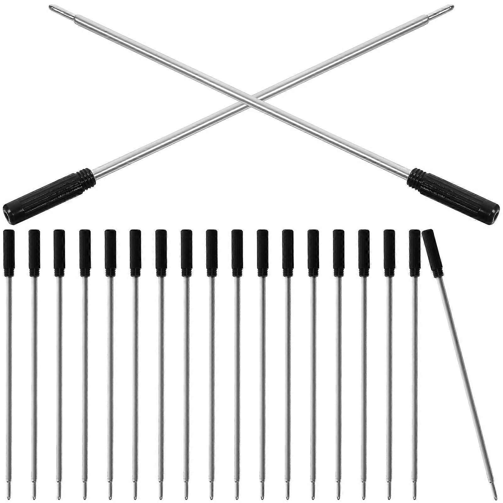 Ink Refill Pen Replacement Ballpoint Pen Refills Office Use Students 1mm Tip 20Pack Writing