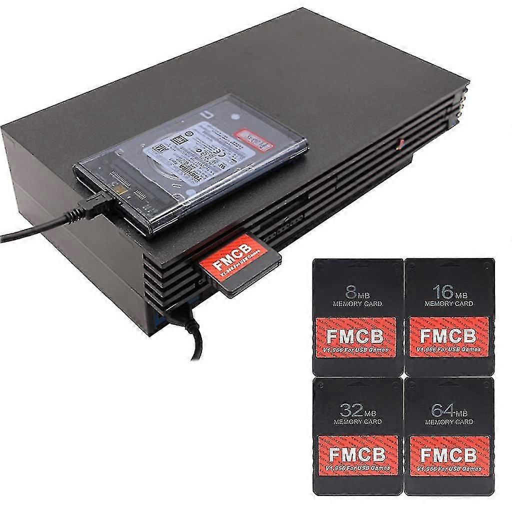 For Ps2 Memory Card Running Fmcb Ps1 1.966 For Playstation-2/1 Free Mcboot Plug