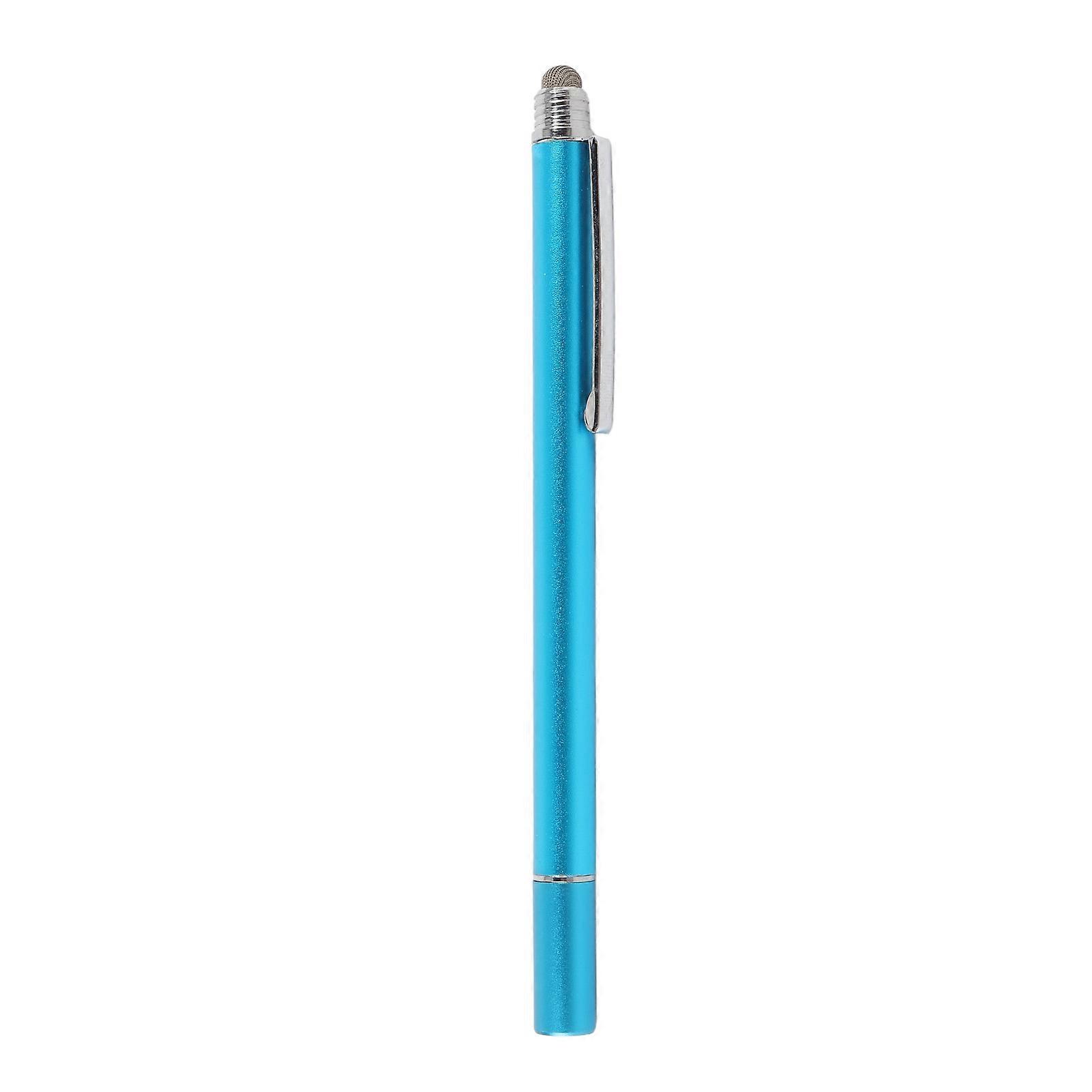 2 in 1 Light Blue Stylus Pen for Digital Calendars with Dual Tips and Broad Compatibility