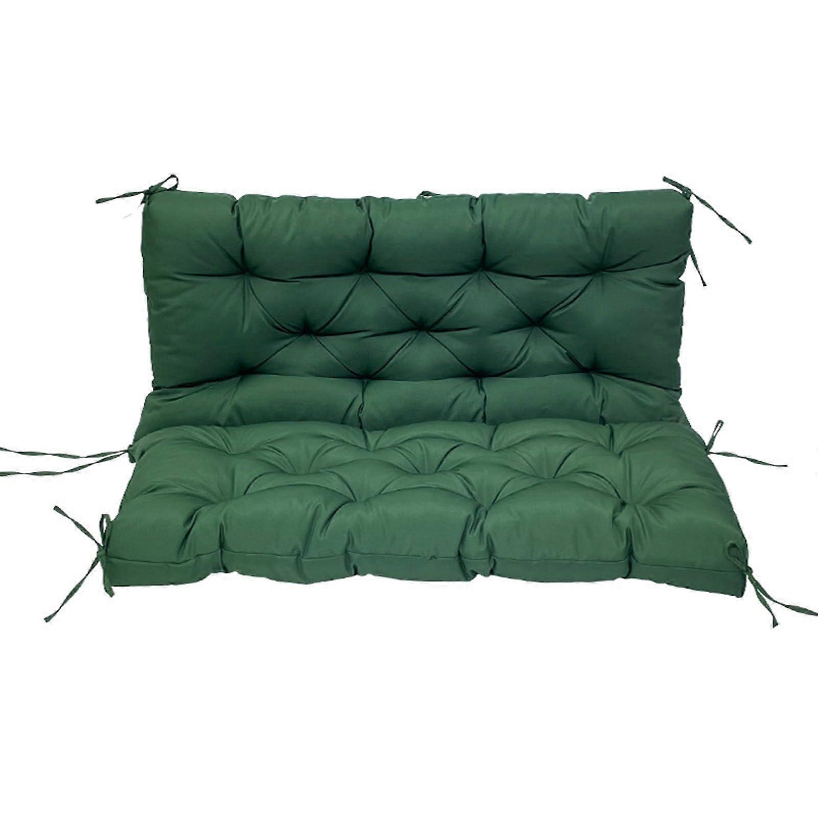 Outdoor 2Seater Swing, Seat Cushion with Backrest for Garden, Porch, Patio, 51 x 50 cm x 150 cm