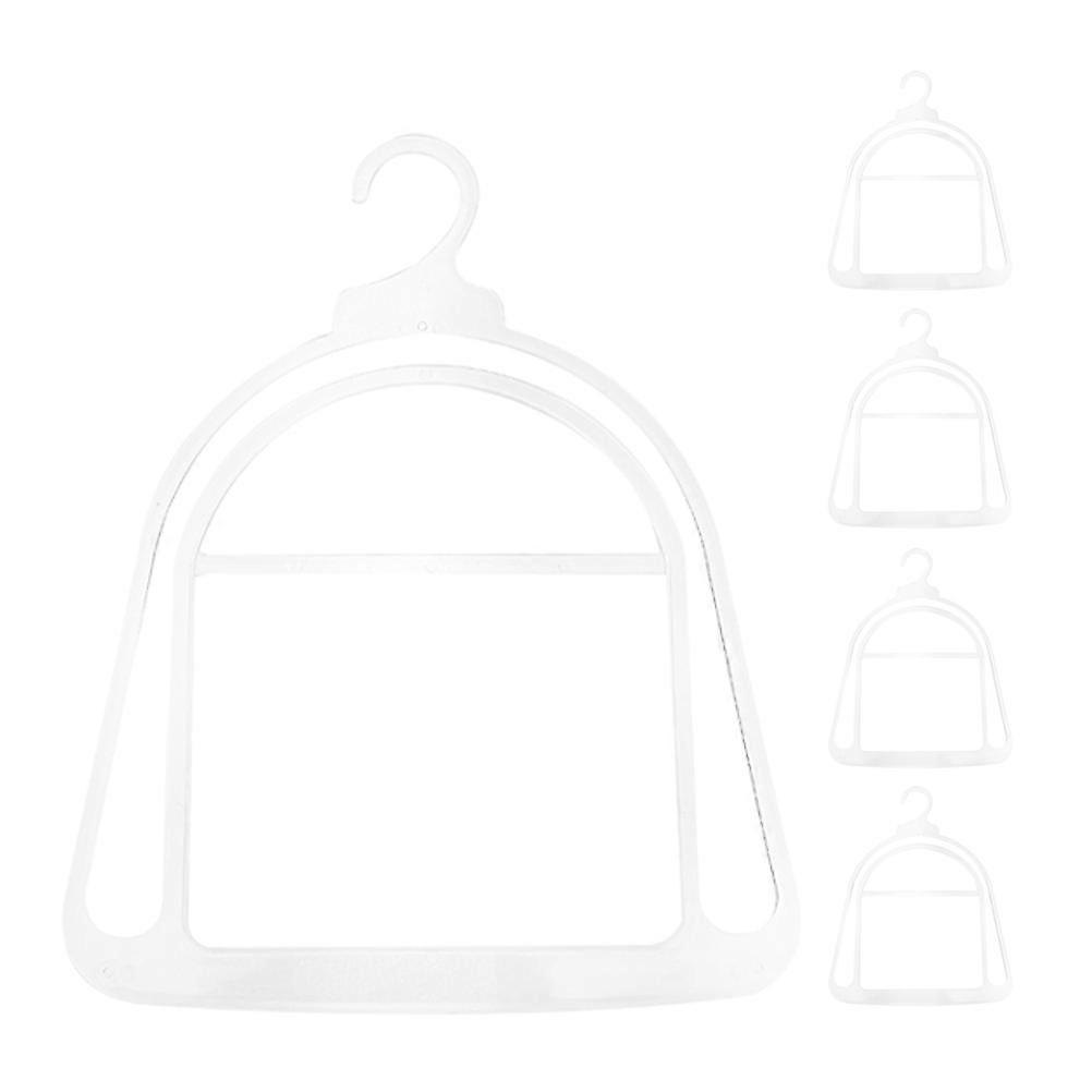 5PCS Space Saving Plastic Beanie Hat Hangers, Versatile Closet Organizer for Winter Hats, Door Mounted Display Rack to Maintain Shape and Prevent