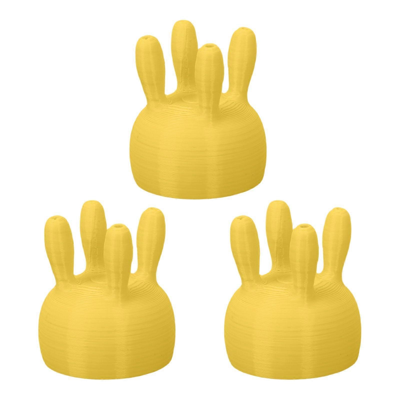 3pcs milk carton caps with cow udder shape 3D printed PETG caps for easy pouring