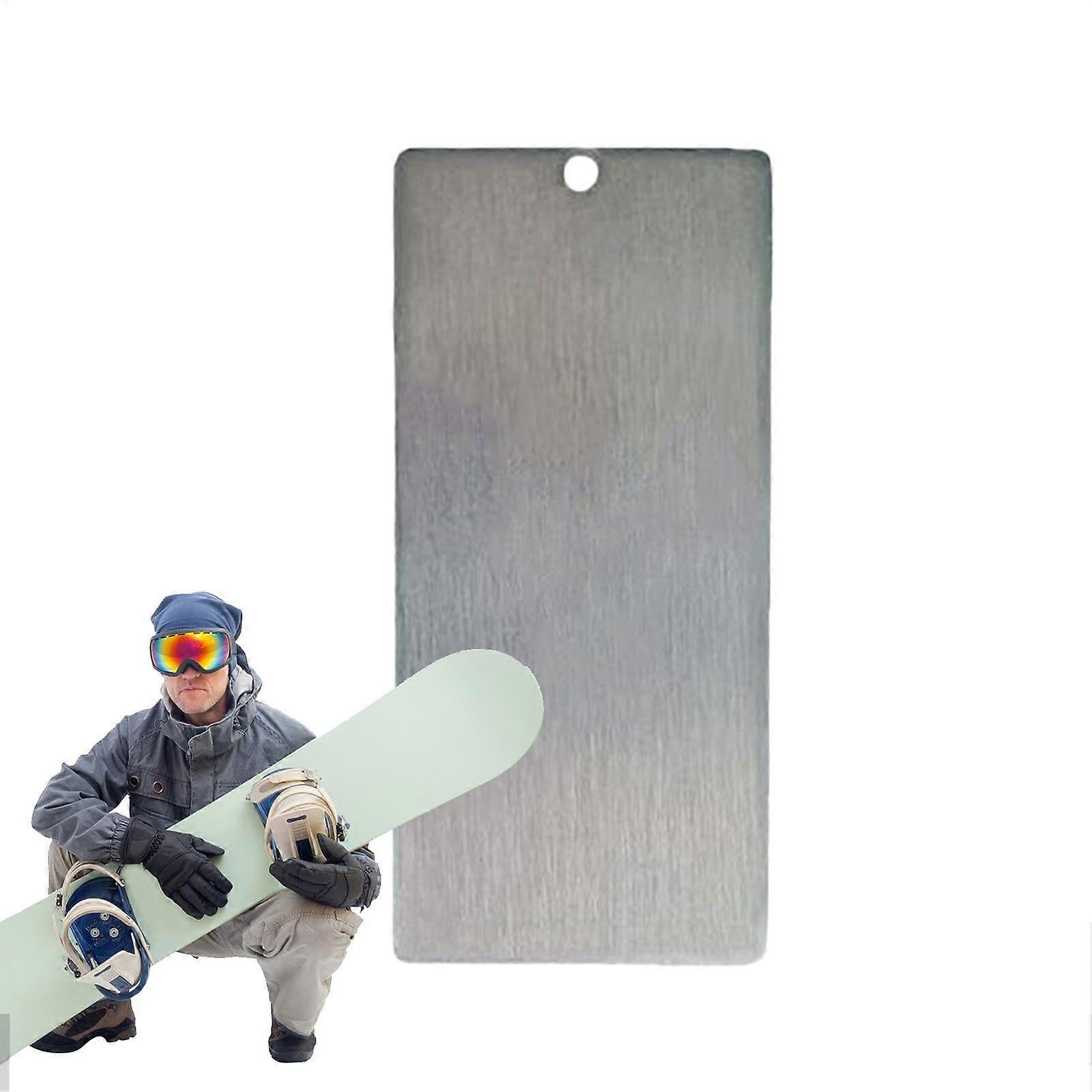 Ski Wax Scraper, Stainless Steel Snowboard Wax Scraper