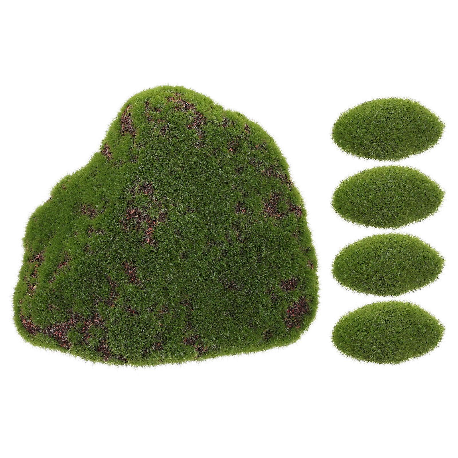 Microlandscape Moss Faux Moss Decor For Desktop Decor Realistic Design 14x13cm 1Pcs