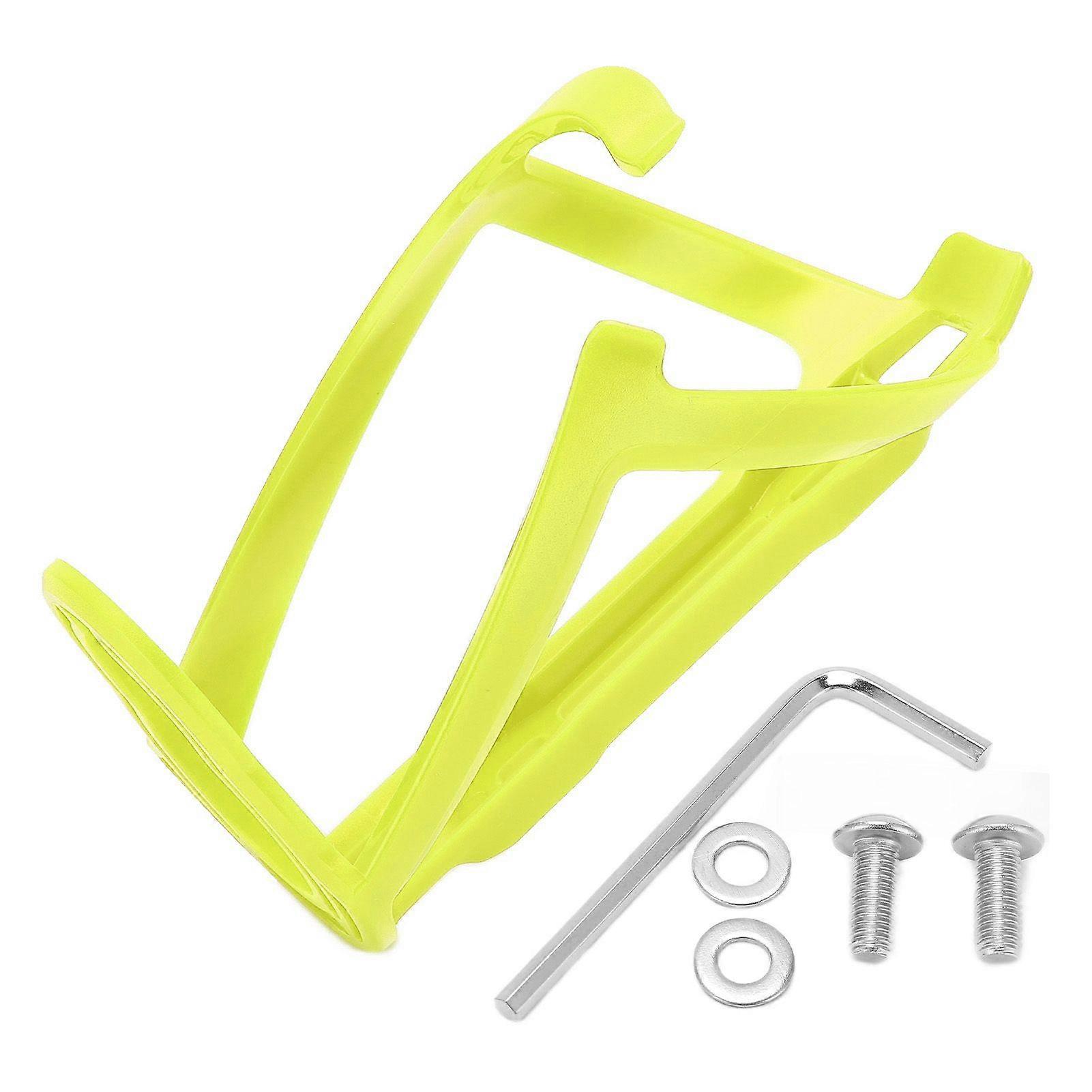 MTB maantiepyörän vesipullon pidike muovinen vesipullotelineet mukinpidike pyörän osatKeltainen YMQX)