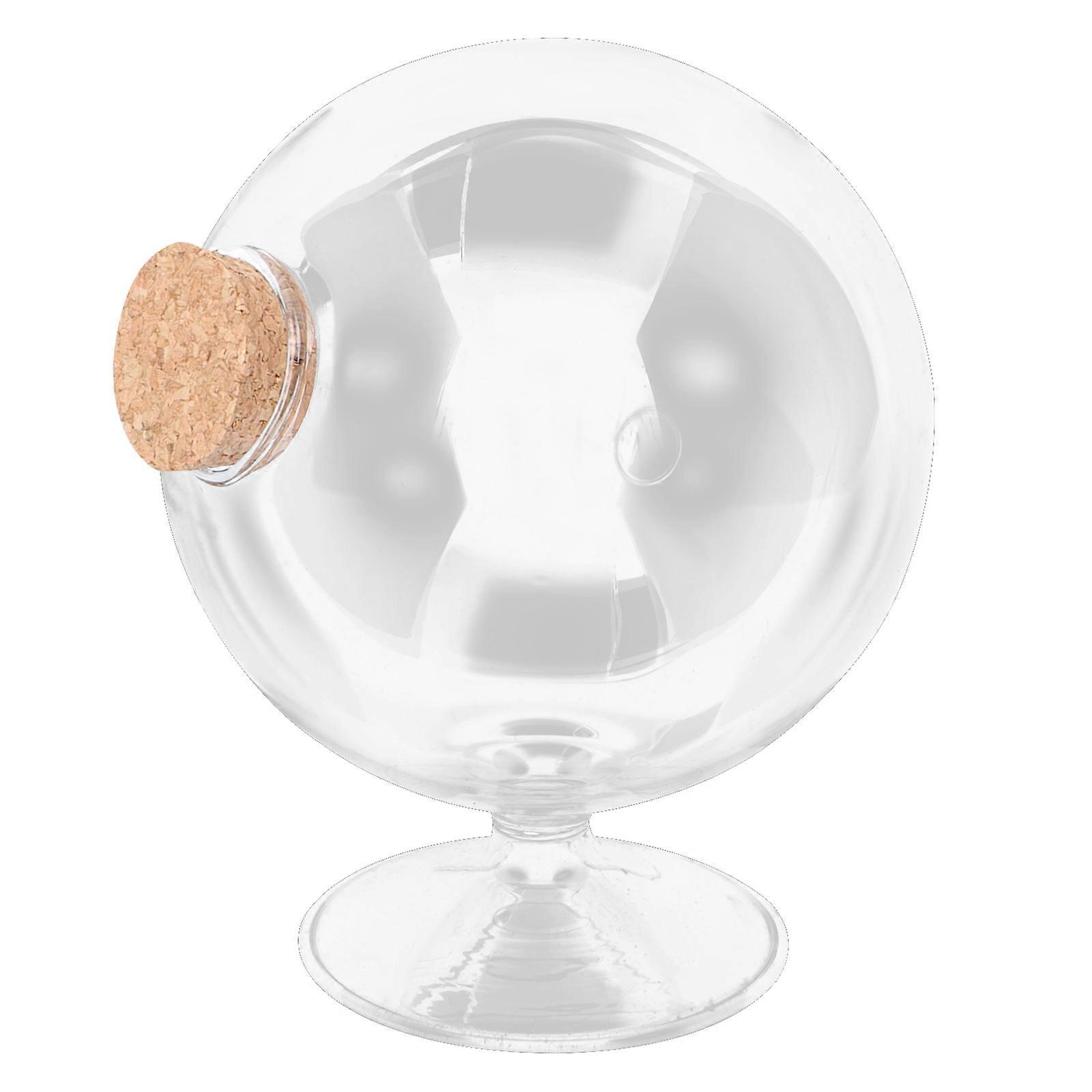 Glass Display Bottle Decorative Jars Desktop Display 16x14cm Family Members 1Pack