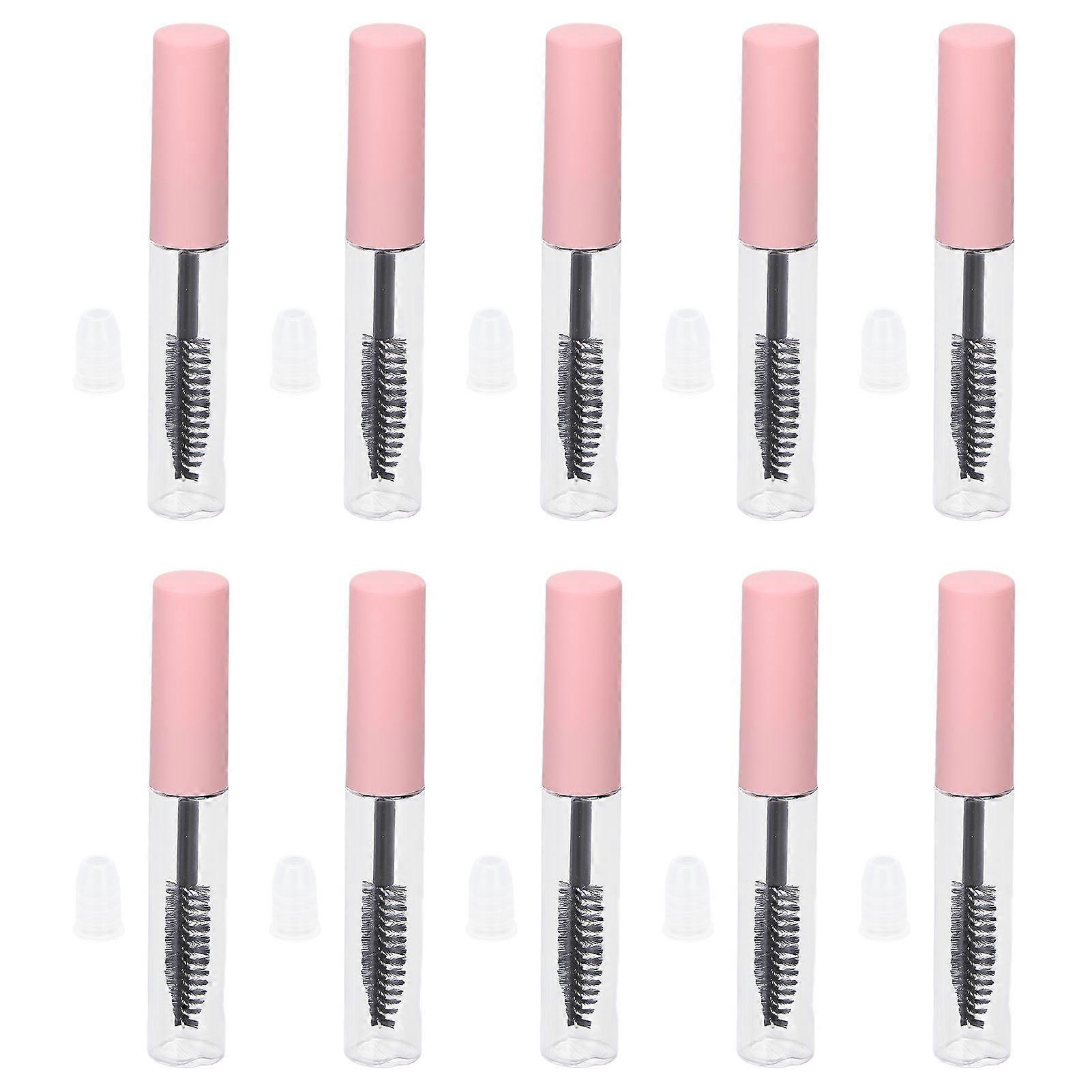 10pcs 5ml Empty Mascara Tube Refillable Clear Portable Eyelashes Mascara Cosmetic Bottle for Eyelash Growth OilYMMR)
