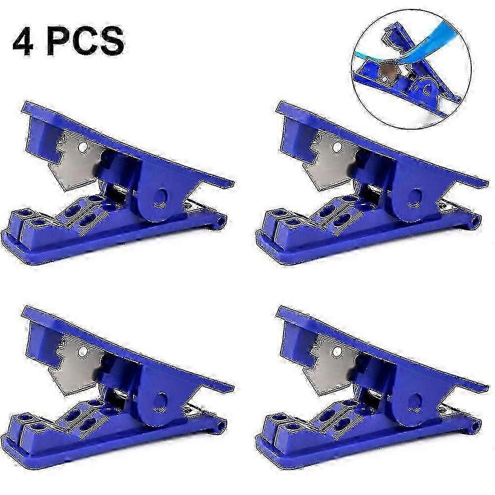 4 Pieces PTFE Tube Cutter, Accurate Pipe and Hose Cutting Tool for Various Brands, Ideal for Precise Tubing Cuts