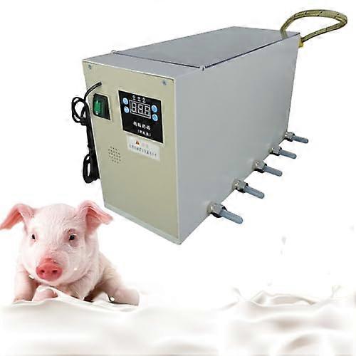 Stainless Steel Piglet Feeder with Intelligent Constant Temperature and Sound for Multiple Piglets