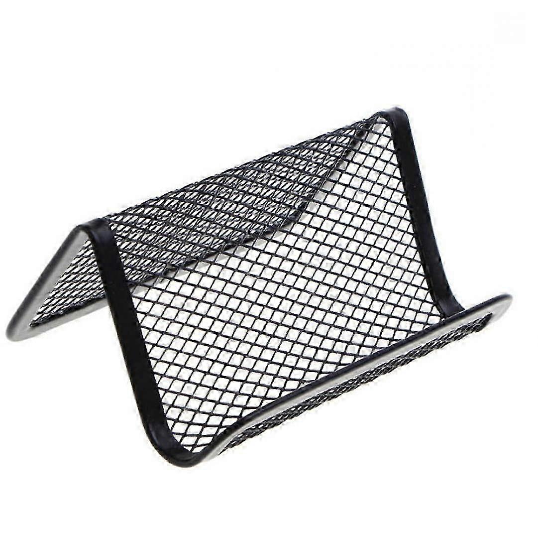 Mesh Business Card Holder Business Name Card Stand Office Collection Organizer Desk Accessory