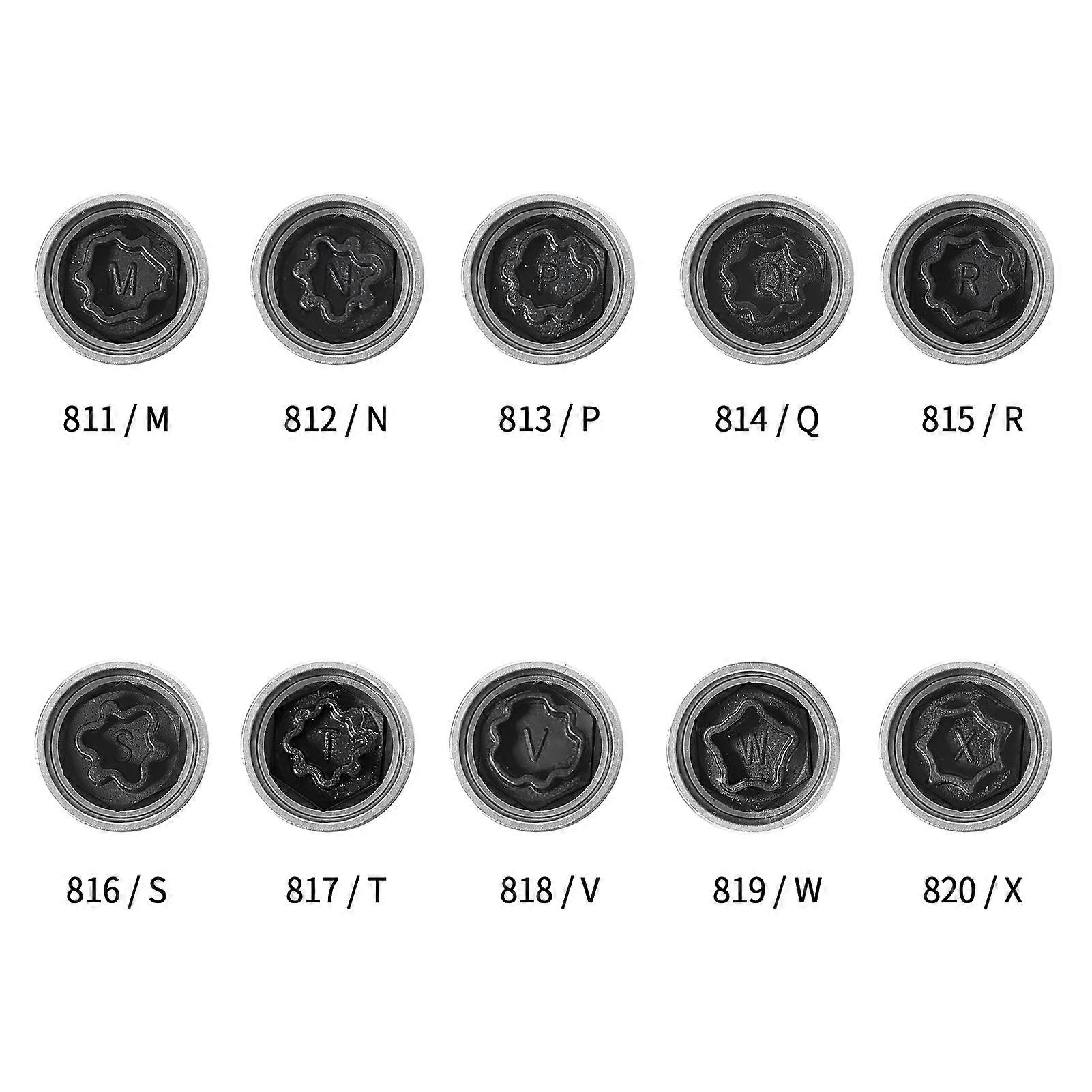 Anti-theft Screw Socket Wrench Tool Security Master Locking Wheel Nut Key 814 / Q 17mm Socket Replacement for A6 A3 A4 A5 TT