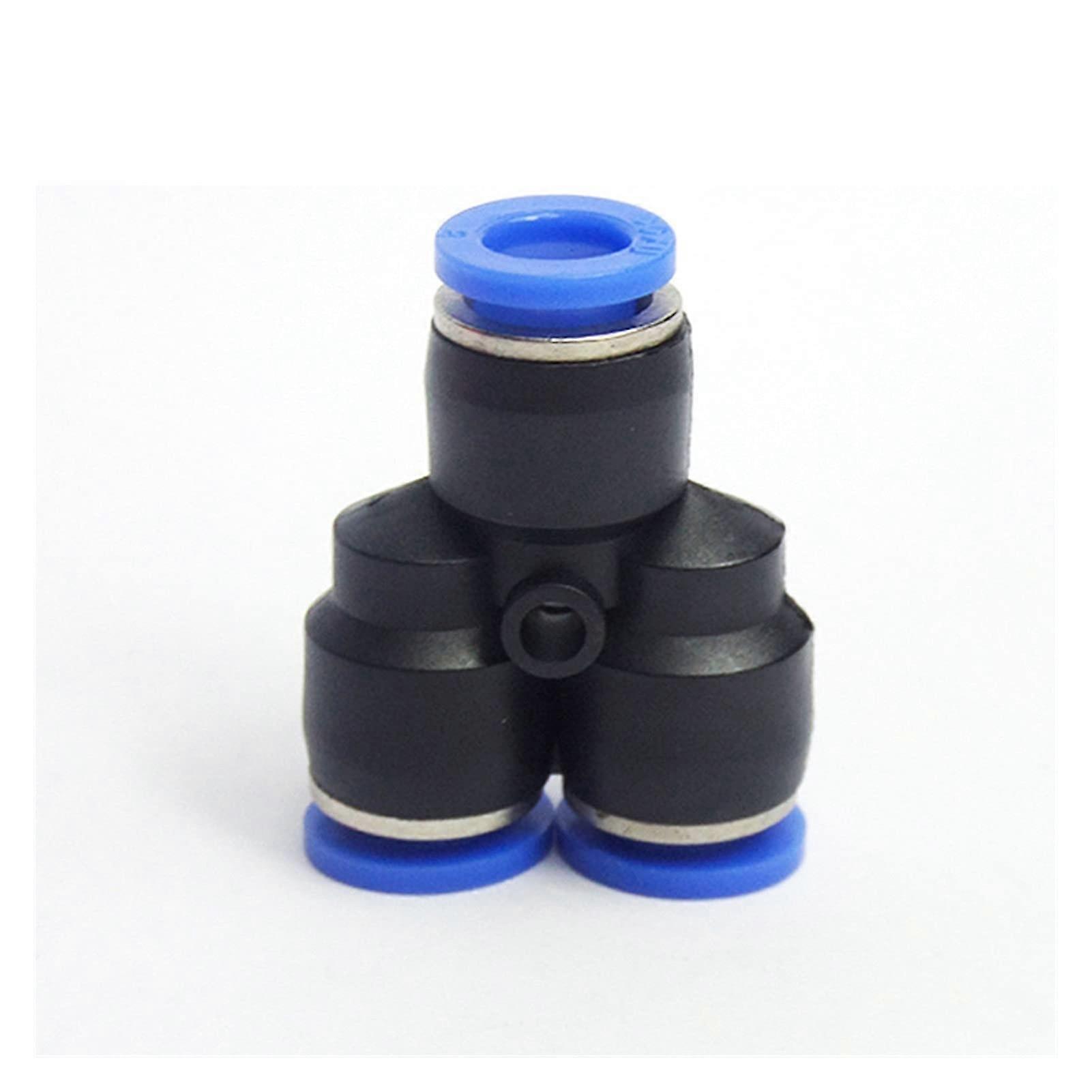 PY10 Pneumatic Carpenter Push Y Connector Accessories, 10 Pieces, 10 mm Size, Compatible with Air Tools
