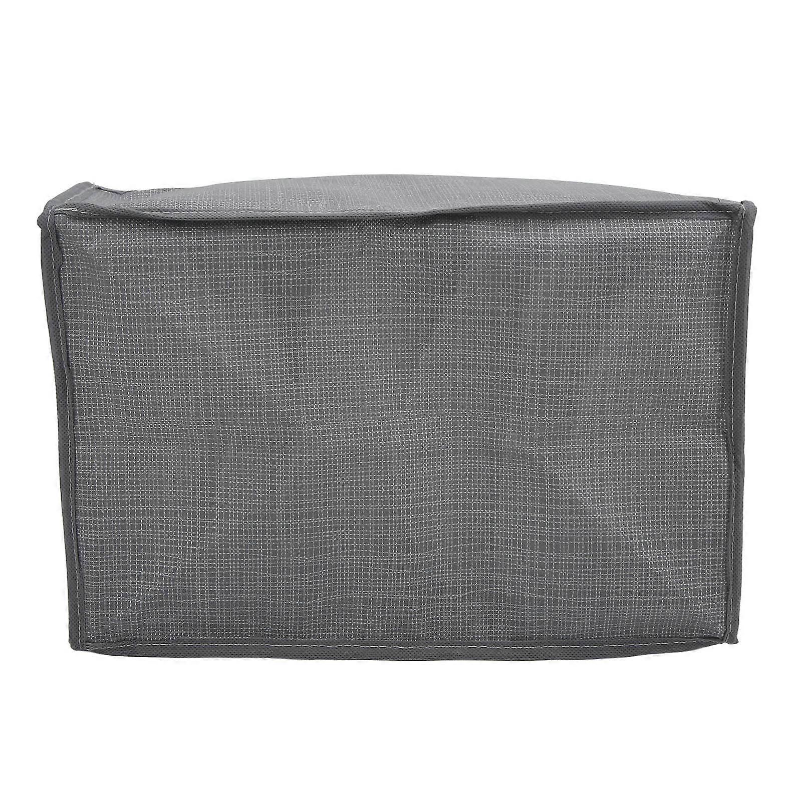 Wardrobe Clothes Organizer 7 Grids Large Capacity Stackable Odorless Fabrics Space Saving Clothes Storage Organizer Gray 7 Grids