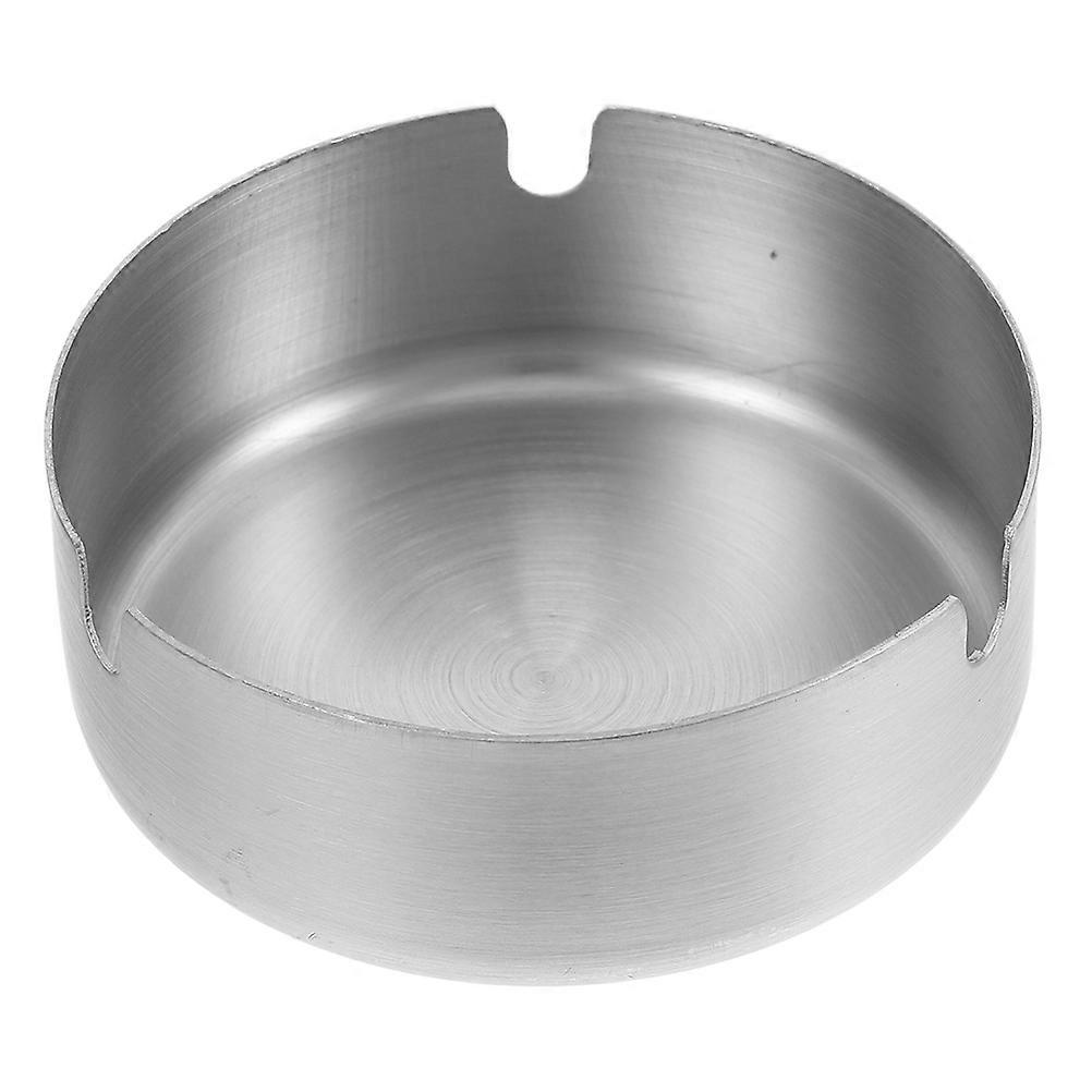 Thickened Dropresistant Ashtray in Stainless Steel for Versatile Placement Options
