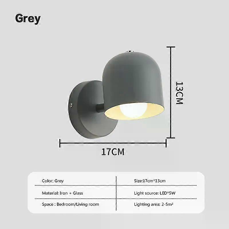 Modern Wall Lamp Nordic Wall Light Decoration Fixture Minimalist Macaron Aisle Wall Sconce For Bedside Cloakroom Indoor Lighting