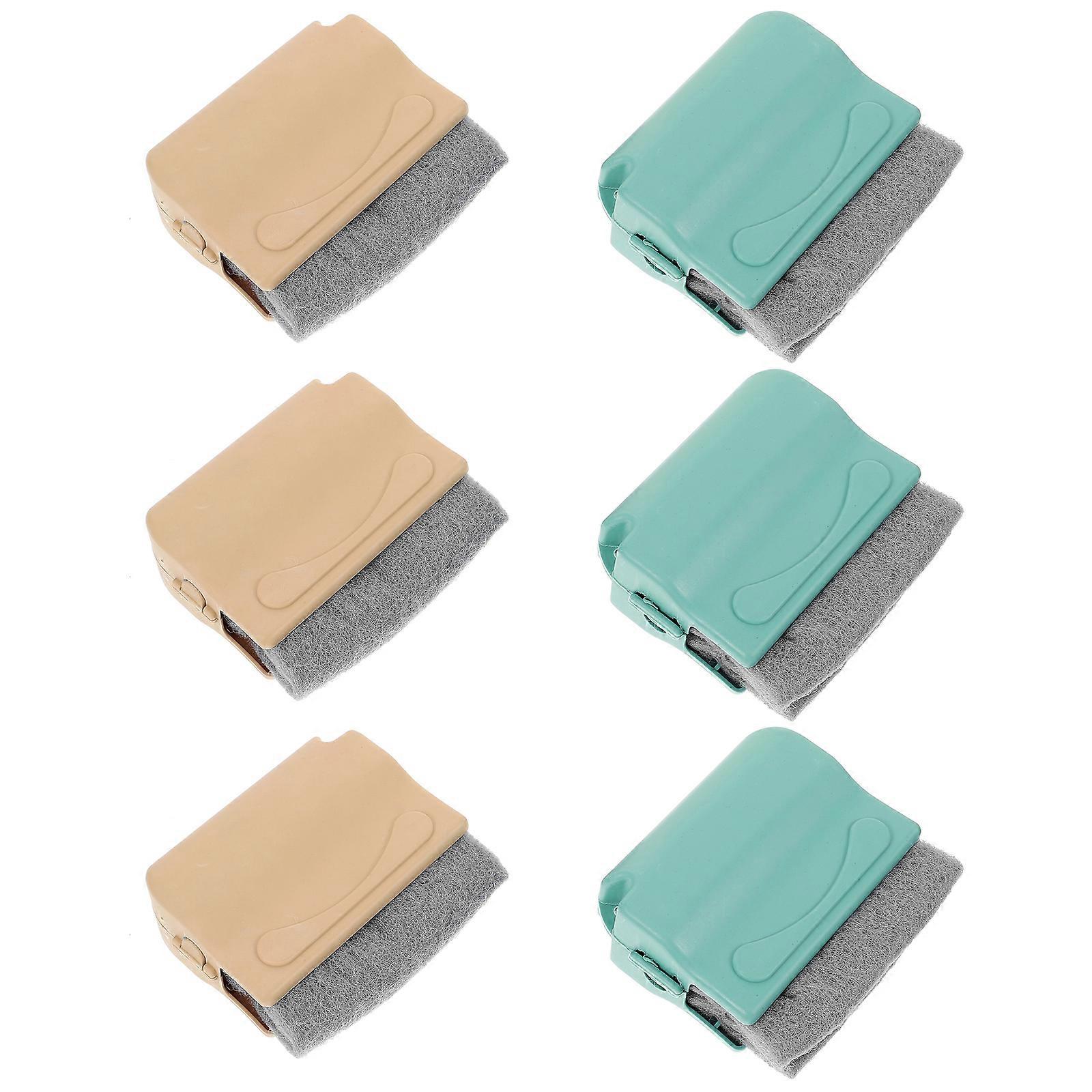 6pcs Multifunctional Groove Cleaning Brushes for Windows, Kitchen & Home – Space Saving Design, Durable & Practical Cleaning Tool for Gifts