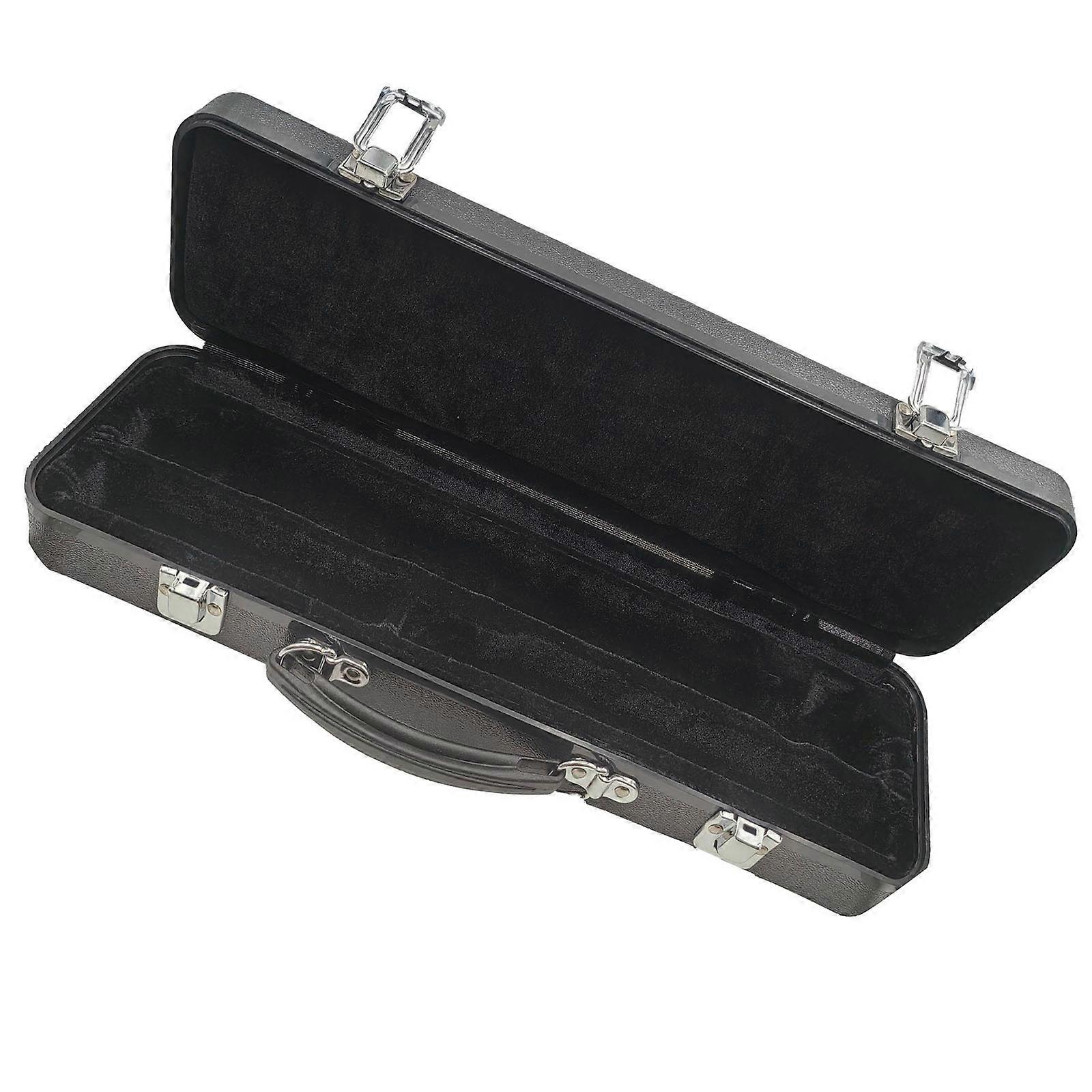 Concert Flute Storage Box 16 Holes Soft Lining Musical Instrument Storage Case Suitable for Standard Flute Sizes Multicolor