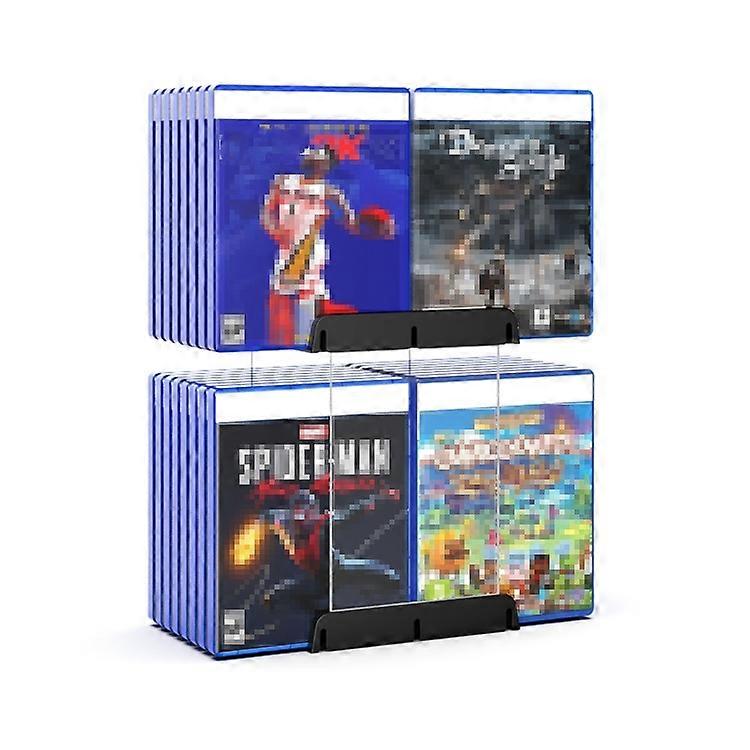 Game Card CD Disk Storage Bracket Wall Mounted Storage CD Case 32 sheets