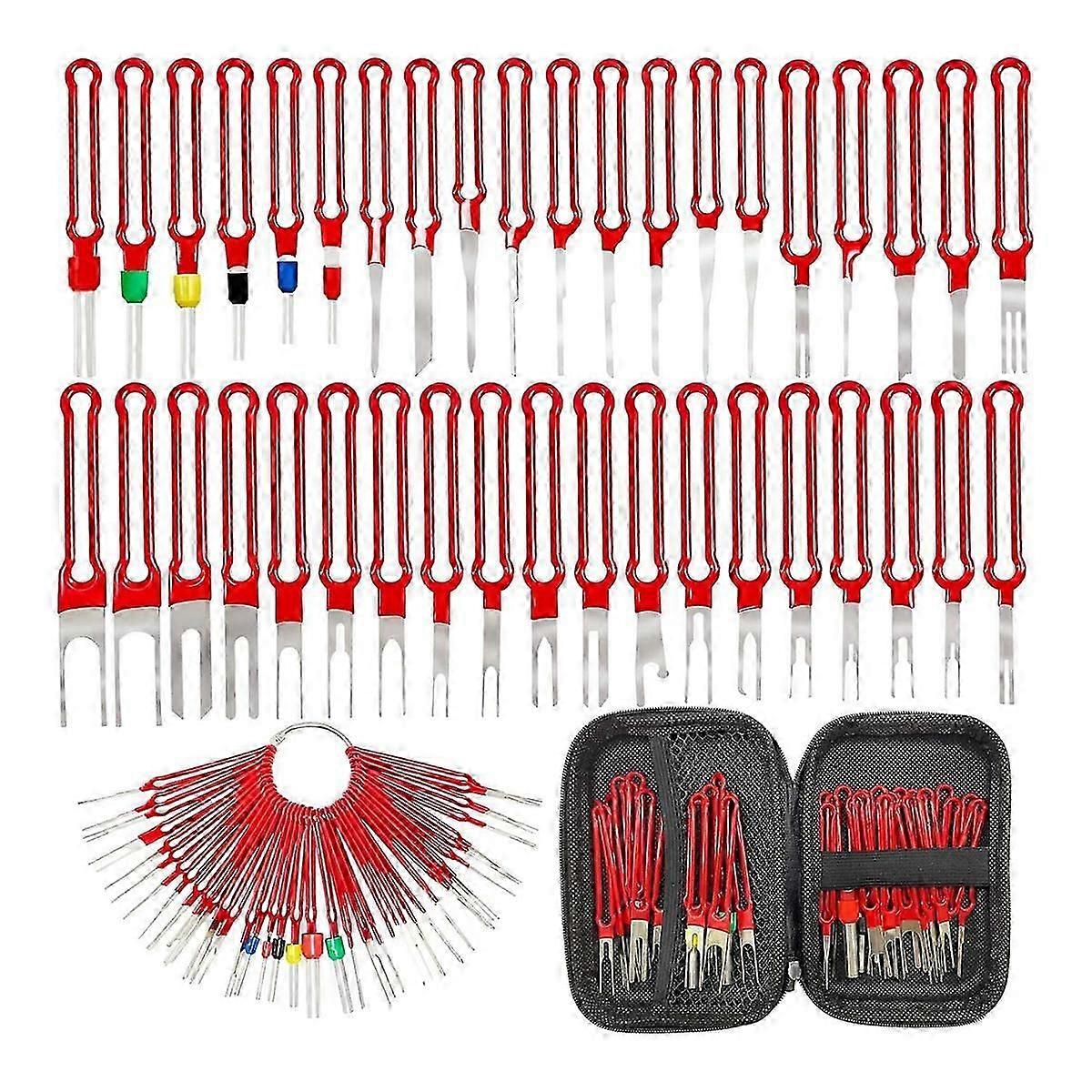 Terminal Removal Tool Kit 39 Pcs, Upgraded Pin Extractor Tool Wire Connector Electrical Pin Removal