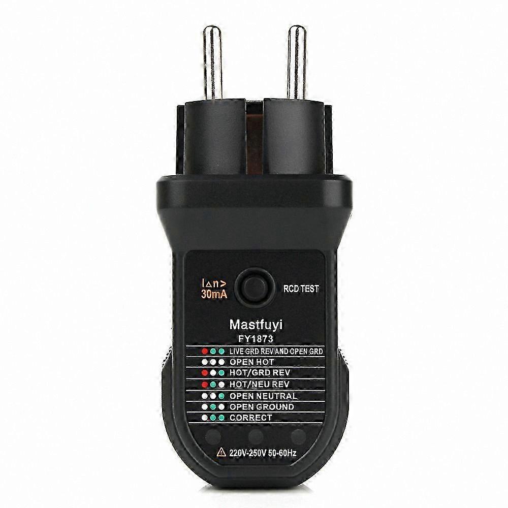 Circuit Polarity and Leakage Detector for Electrical Sockets with RCD Functionality