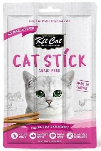 Kit Cat Bâtonnet de poulet, canard et canneberges pour chats