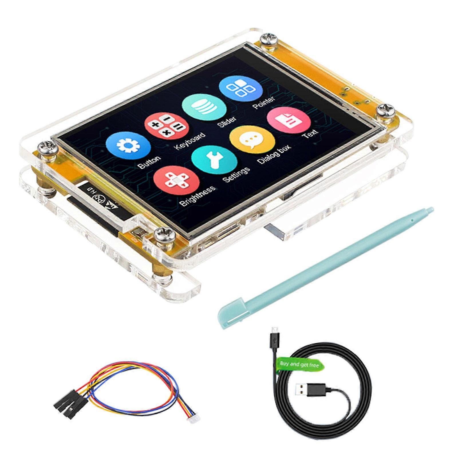ESP32 Entwicklungsplatine ESP32-2432S028 WiFi Bluetooth-kompatibel 2,8 Zoll 240X320 LCD-Display TFT-Modul Touchscreens Mehrfarbig