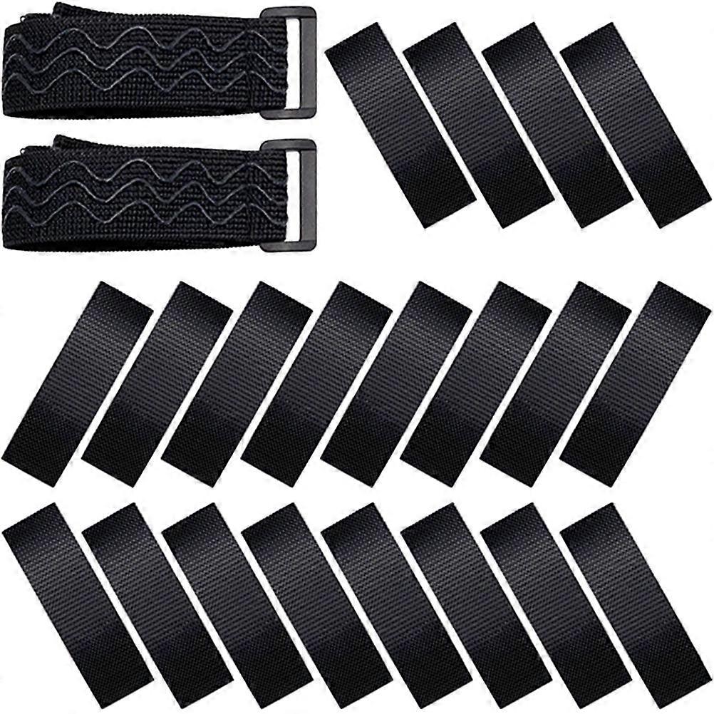 a polished and professional product description based on your input:
**1 Set Slip Boot Straps with Self Adhesive Tape – Durable Elastic Straps