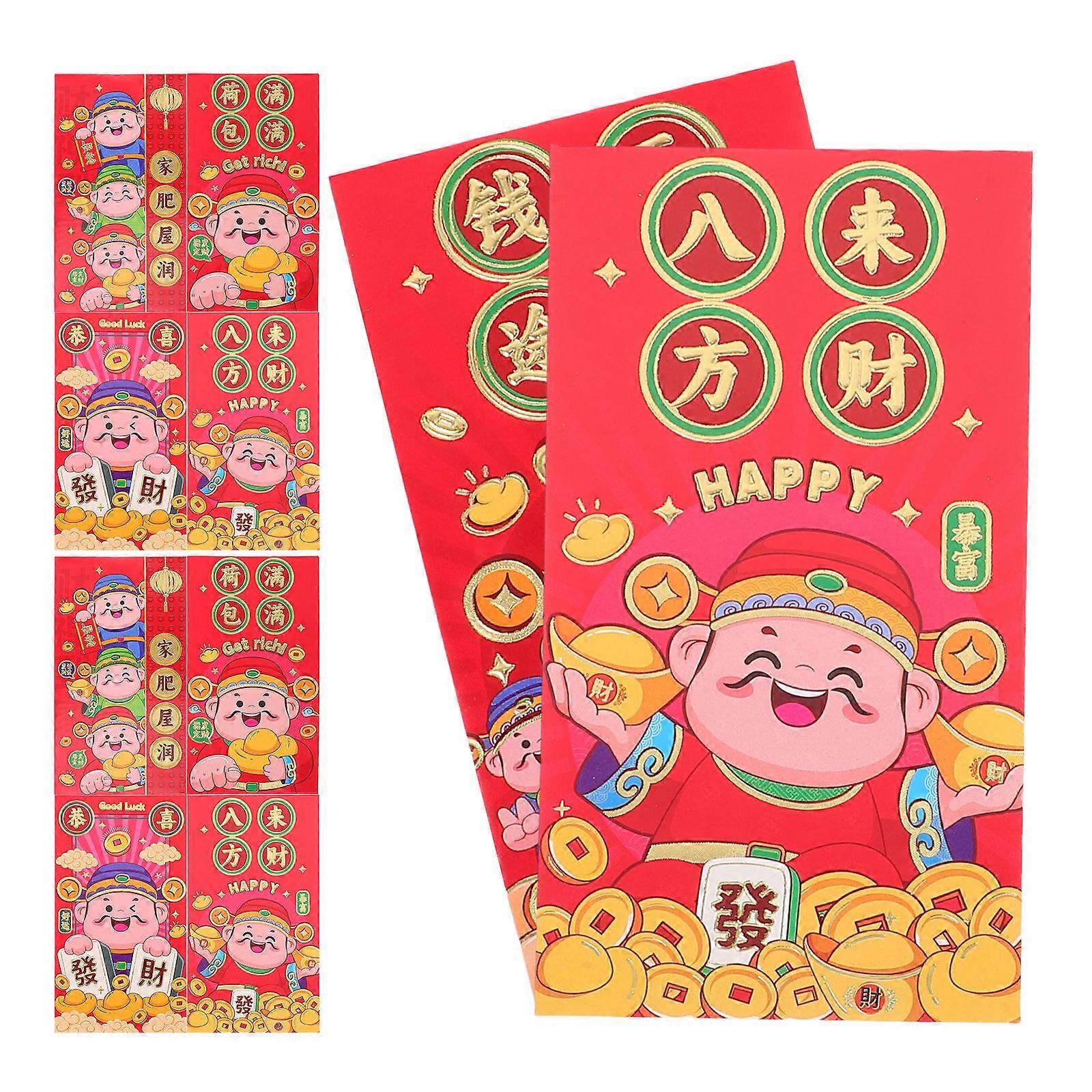 Snake Year Chinese Red Envelopes Prosperity Symbol Elegant Design For Gifting During Festive Season 30Pcs