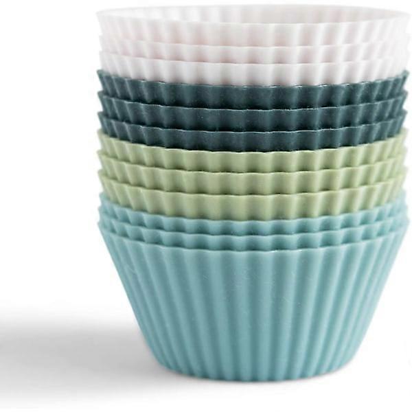 KitSYDSen Reusable Silicone Baking Cups (12-pack)