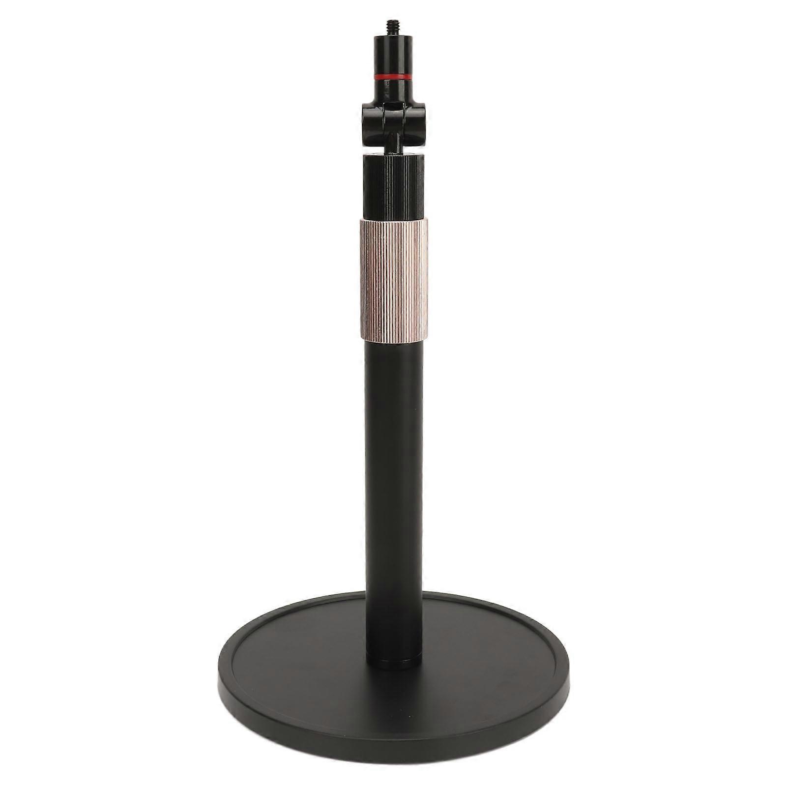 Projector Floor Stand Alloy Steel Multi Angle Adjustable Desktop Projector Mount Base with 1/4 Screw for Camera Phone Stabilizer