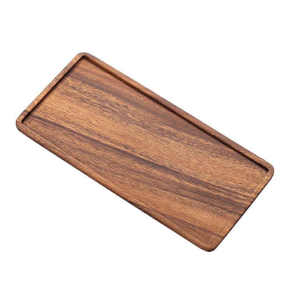 Walnut Wood Multi Function Desktop Tray for Desserts, Jewelry & Decorative Storage – Easy to Clean, Artistic Design for Home, Office, Tea Parties &