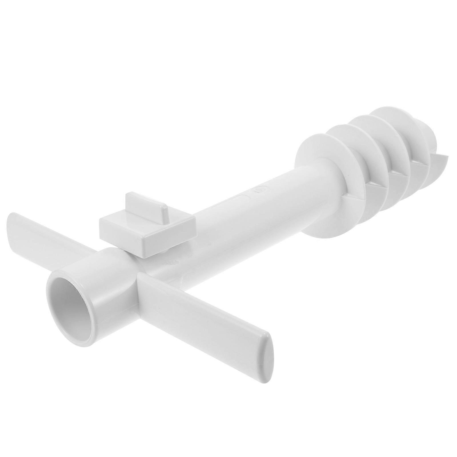 Clispeed Plastic Umbrella Base for Vacation Beach Anchor 1Pcs White