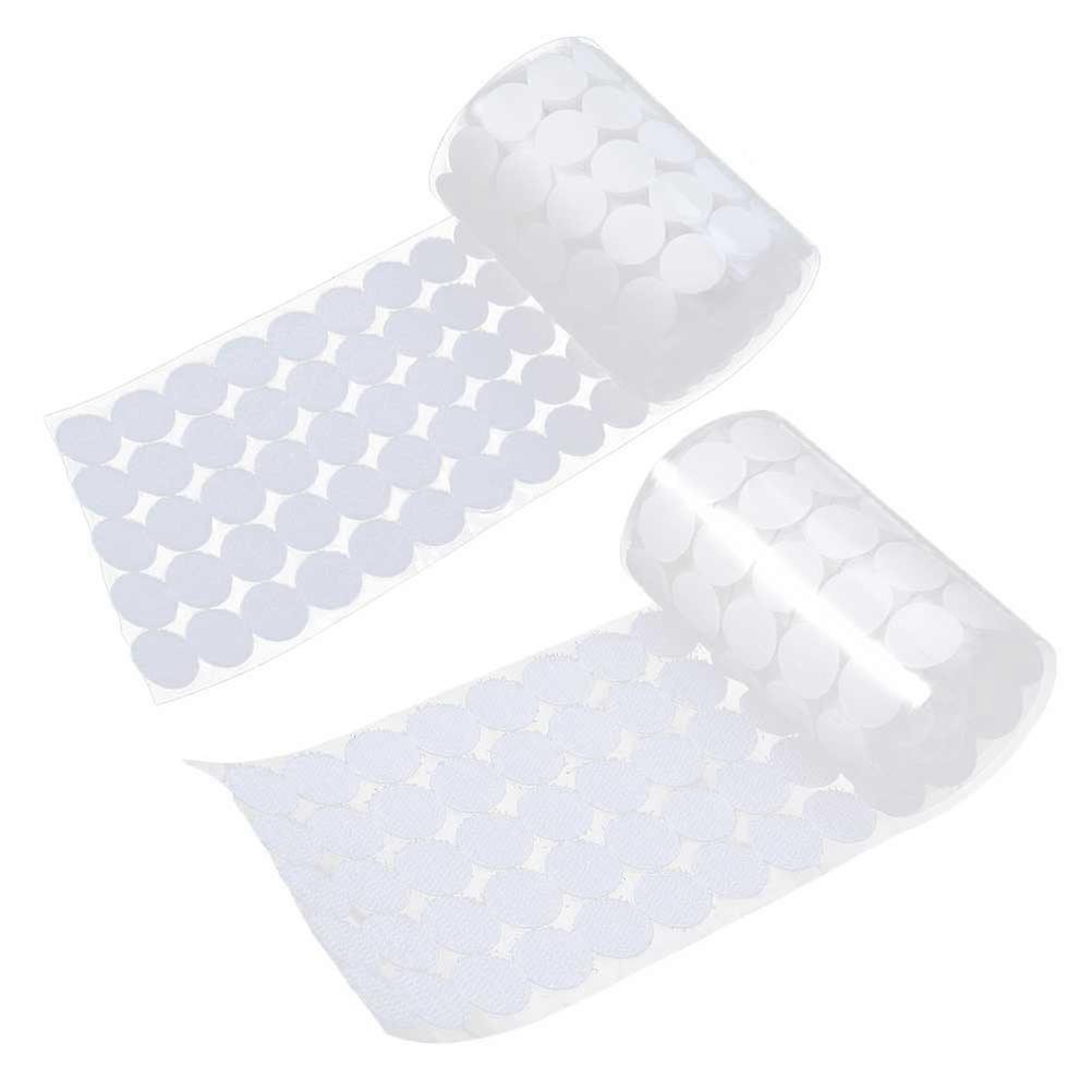 Mounting Tape Double Sided Design for Smooth Surface Attachments White 10mm Diameter 900Pcs