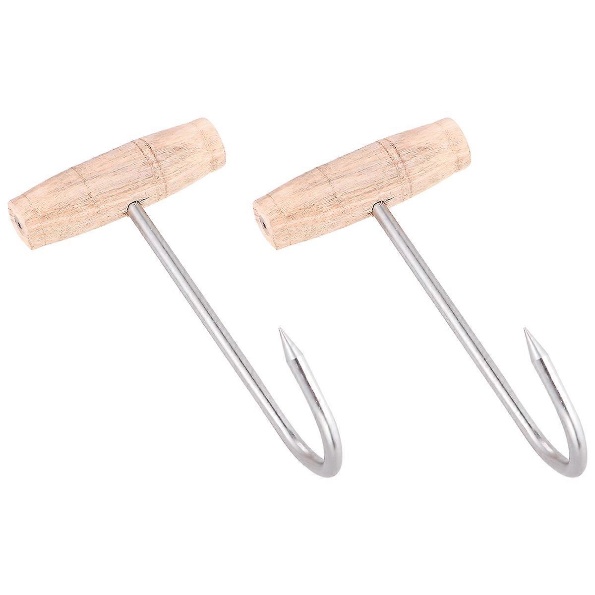 Stainless Steel Meat Hook Perfect For Restaurants And Grocery Stores 20cm 2Set