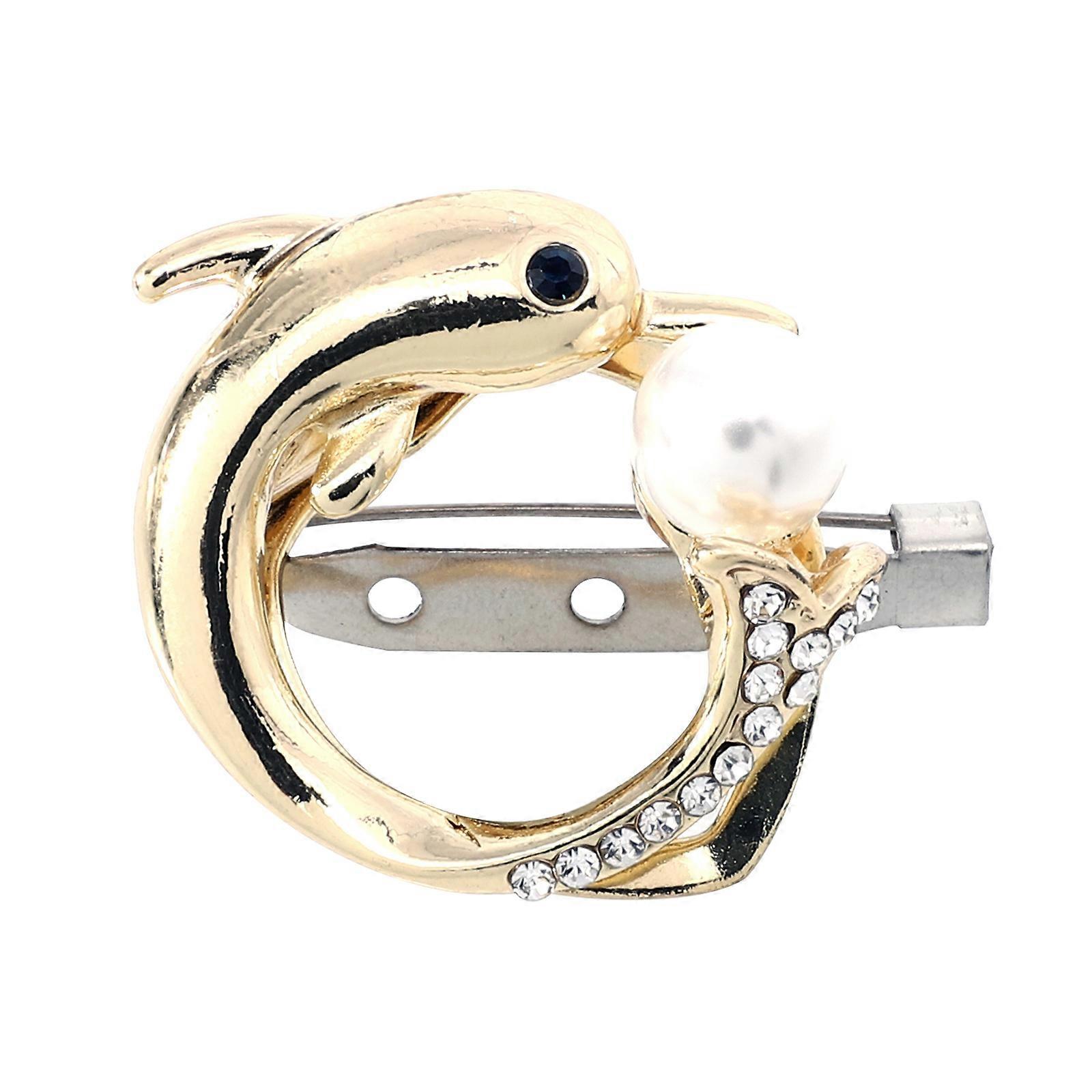 Classic Round Scarf Clip Holder For Women Daily Wear Elegant Clothing Accessory 1Pack