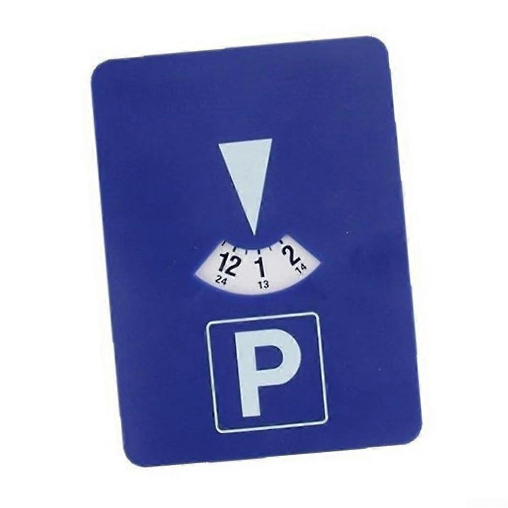 Parking Disc Timer - Reusable ABS Parking Timer with 24-Hour Display - Blue Parking Timer Disc for Easy Monitoring