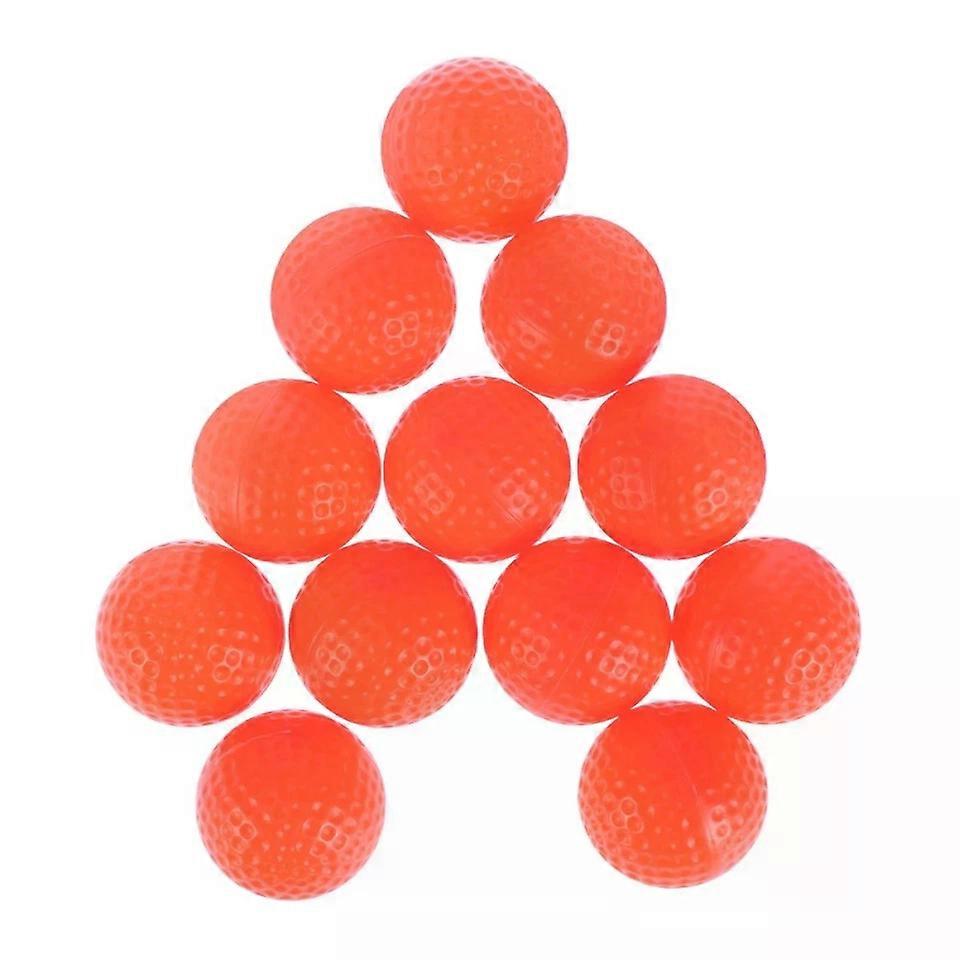 Golf Balls, 12 Pcs Multi-use Training Balls for Indoor Practice High Visibility