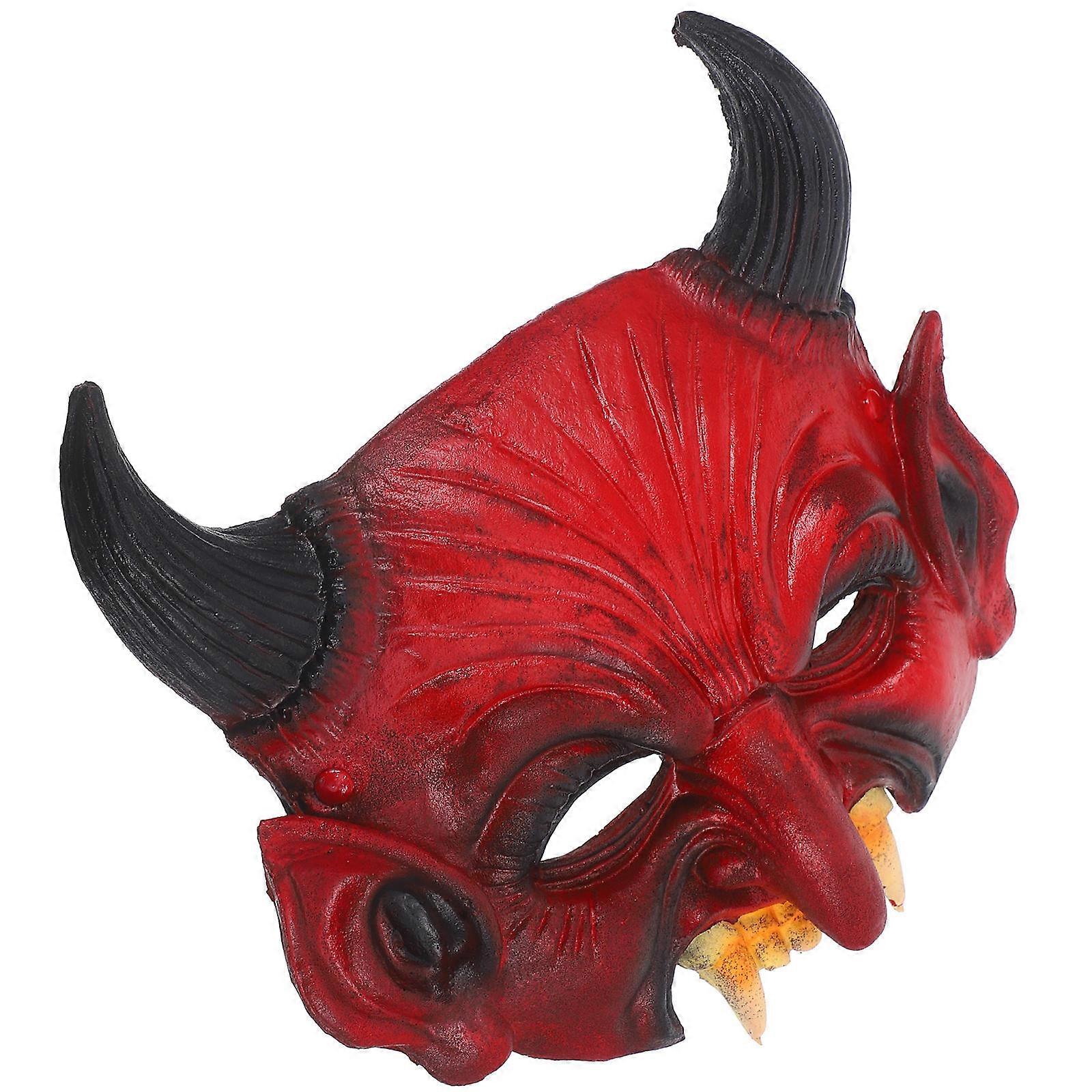 Halloween Theme Cosplay Mask Designed For Party And Adults Made Of PU Material Perfect For 1Set