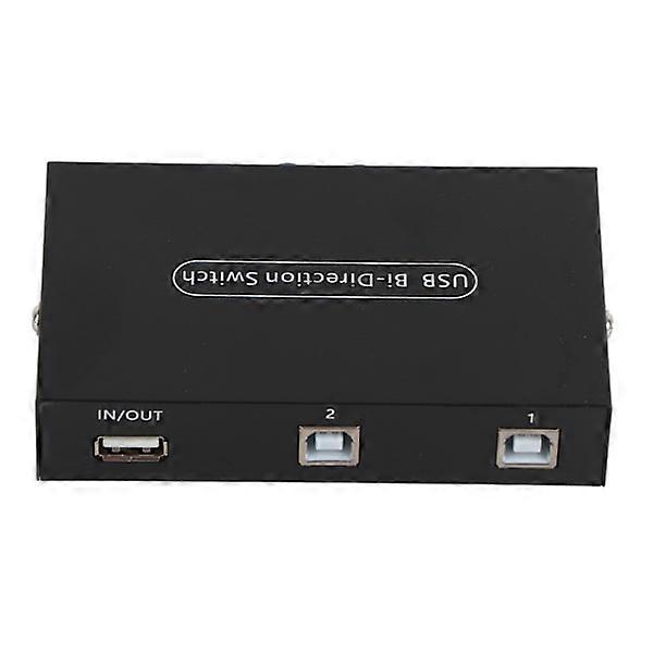 2/4 Port USB 2.0 Manual Sharing Switch Switchbox for PC Printer Scanner (2 Ports) - Connectivity